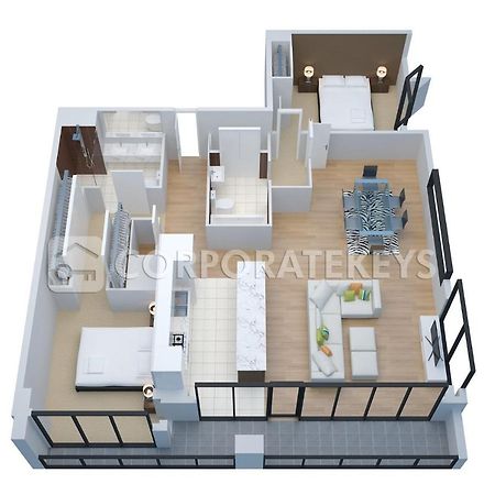Southbank Apartments Freshwater Place Мельбурн Екстер'єр фото