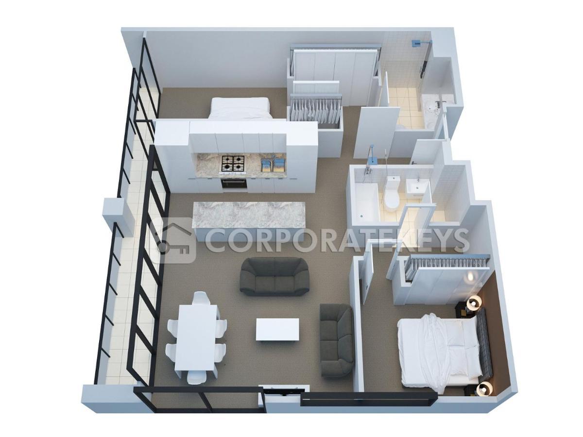 Southbank Apartments Freshwater Place Мельбурн Екстер'єр фото