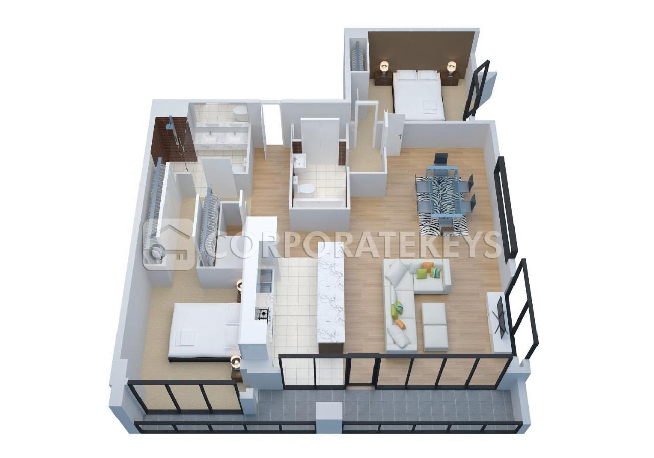 Southbank Apartments Freshwater Place Мельбурн Екстер'єр фото